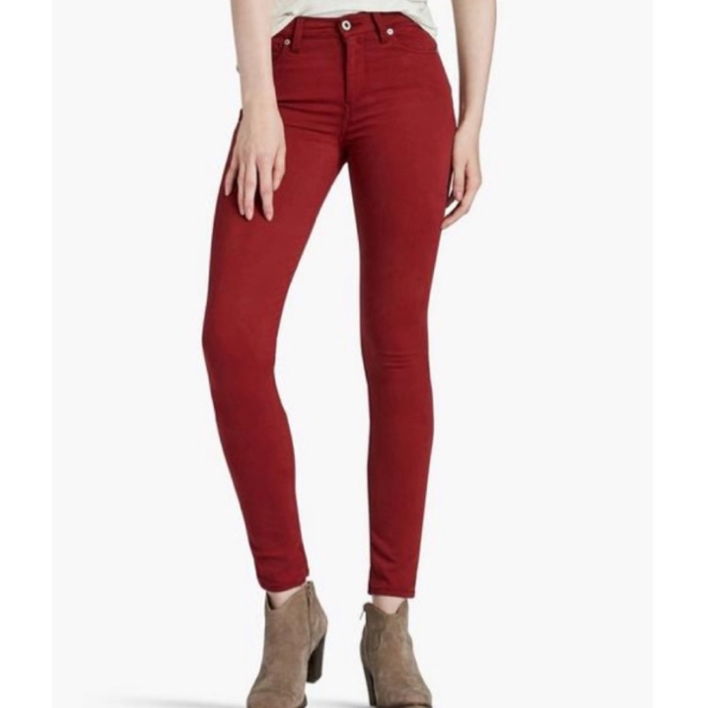 Lucky Brand Red Brooke Legging Jean Sz 4 W27